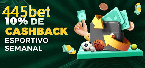 10% de bônus de cashback na 445bet